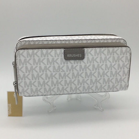 Michael Kors Jet Set Travel LG DBL ZIP TRV POUCH - Picture 2 of 12